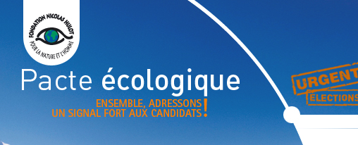 Pacte Ecologique Nicolas Hulot
