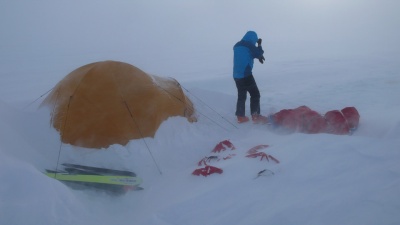 Kite ski Islande hiver 2010