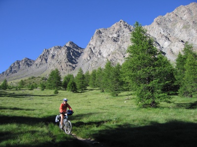 Le tour du Queyras &agrave; VTT