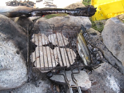 Pain à la grille et truites, elle est pas belle la vie ?