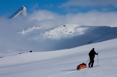 Expé ski pulka à 