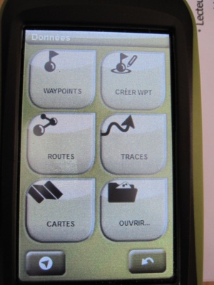 Sportiva : Menu Donn&eacute;es
