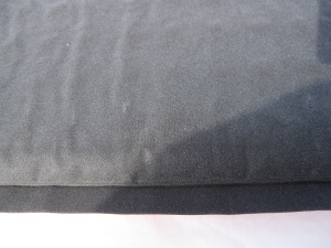 Matelas de sol Wilsa light 180, face de dessous tissu typ&eacute; velours