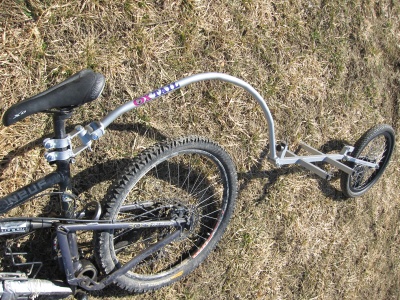 Fix&eacute;e au v&eacute;lo