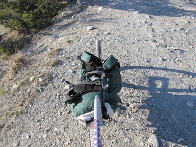 On peut transporter un sac &agrave; dos