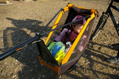 Remorque vélo enfant mono-roue Tout-terrain Single Trailer