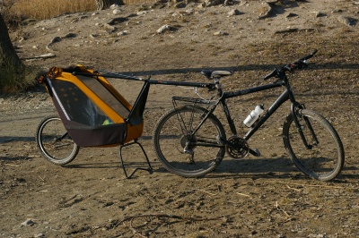 Remorque vélo enfant mono-roue Tout-terrain Single Trailer