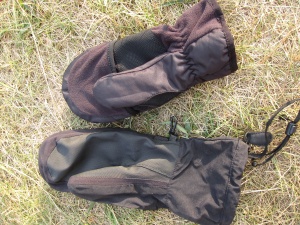 Gants / moufles 3 couches Vaude Argon event 3 in 1 glove avec sous couche interm&eacute;diaire : la moufle-mitaine