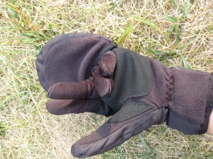 Gants / moufles 3 couches Vaude Argon event 3 in 1 glove : couches interm&eacute;diaires : la moufle-mitaine et le sous-gant