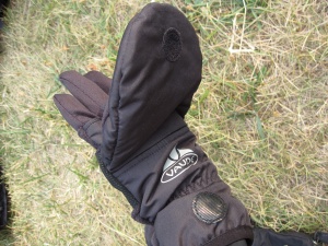 Gants / moufles 3 couches Vaude Argon event 3 in 1 glove : couches interm&eacute;diaires : la moufle-mitaine et le sous-gant