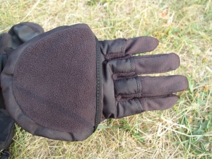 Gants / moufles 3 couches Vaude Argon event 3 in 1 glove : couches interm&eacute;diaires : la moufle-mitaine et le sous-gant