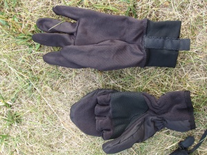 Gants / moufles 3 couches Vaude Argon event 3 in 1 glove : couches interm&eacute;diaires : la moufle-mitaine et le sous-gant