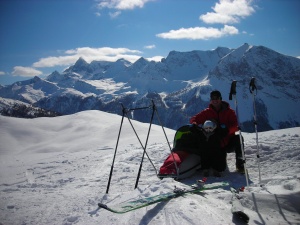 Haute Trace des Escartons à ski pulka - Queyras et vallée de  la Clarée
