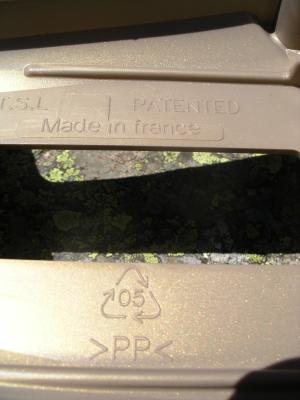 Fabriqué en France et recyclable (PP Polypropylene 05)