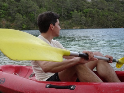 En kayak dans les Gorges du Verdon