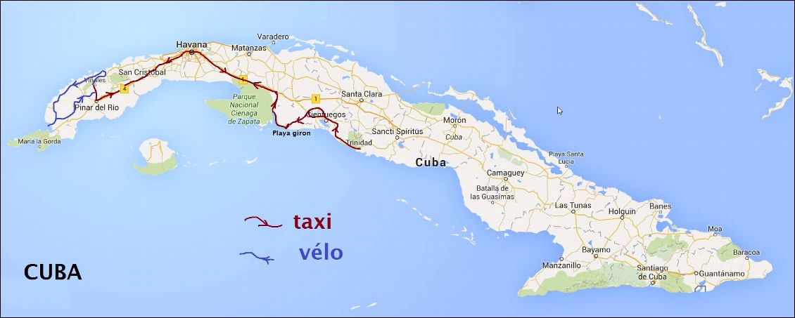 CUBA: Plongée, Tourisme et vélo.