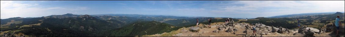 Panorama du Mont Gerbier des Joncs