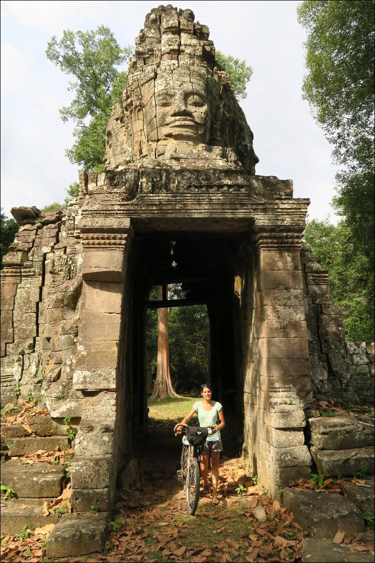 Angkor et toujours à vélo.