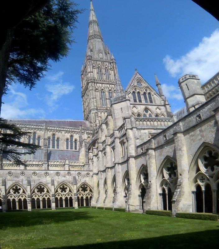 Cathédrale de Salisbury et son cloitre