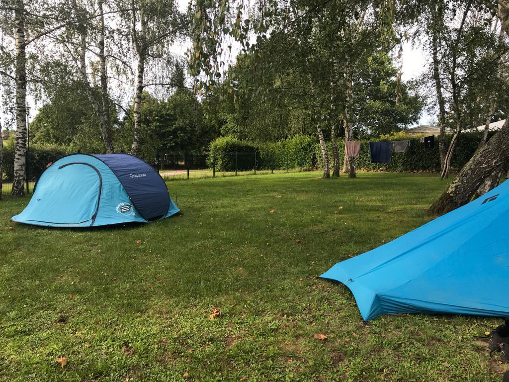 Installé au camping