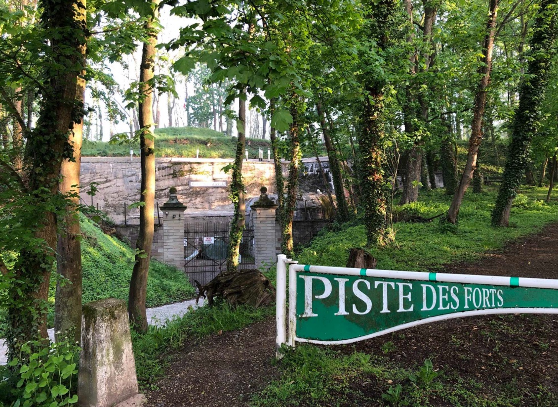 Itinéraire de la piste de forts autour de Strasbourg