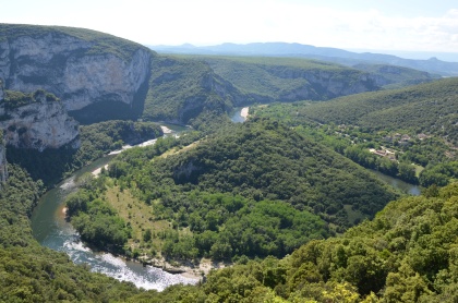 Les gorges de l'Ardèche