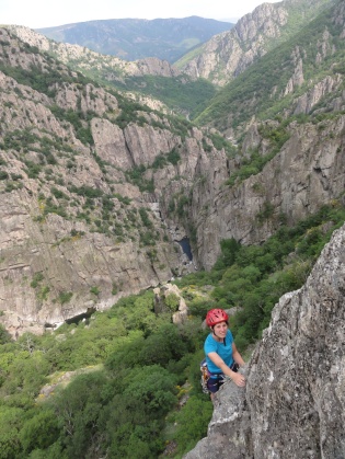 Dans les Hautes gorges du Chassezac