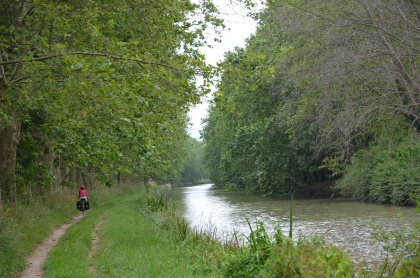 Quelques kilomètres le long du canal du Midi