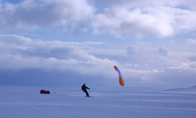 Kite ski Islande hiver 2010