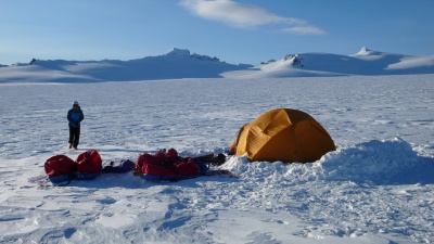 Kite ski Islande hiver 2010