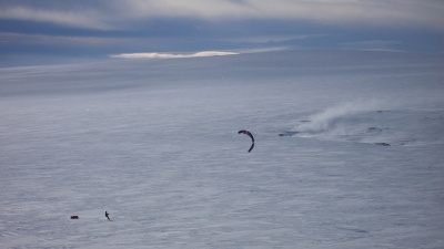 Kite ski Islande hiver 2010