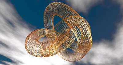 Anneau de Möbius spirale infinie cyclique