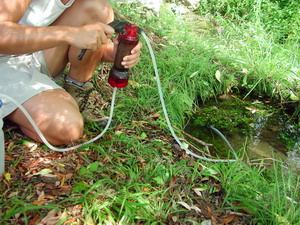 Eau potable filtrer l'eau