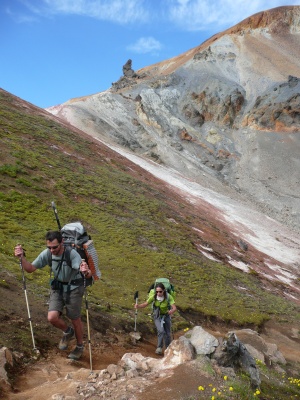 Etape 1 du trek du Laugavegur