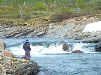 Une des rivières qui se jette dans le lac