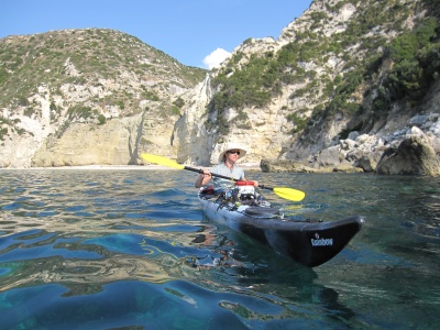 Kayak de mer en Grèce