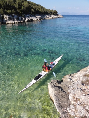 kayak de mer dans les îles Ioniennes kayak de mer dans les îles Ioniennes