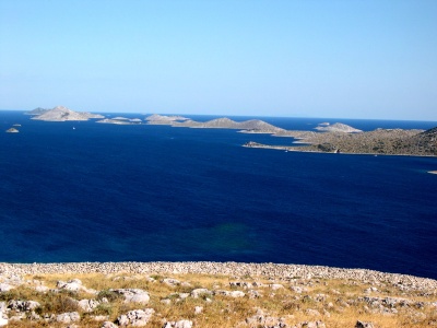 kayak de mer en Croatie (archipel de Kornati) kayak de mer en Croatie (archipel de Kornati)