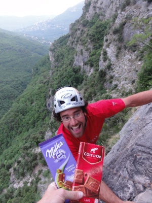 Grandes voies dans les gorges du Loup, été 2011