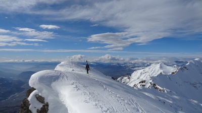 Ski de rando - alpinisme, Hautes-Alpes,janvier 2013