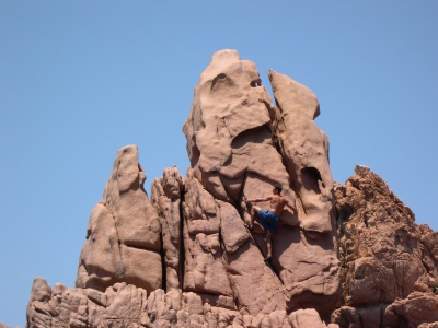 Calanches de Piana au-dessus de l'eau