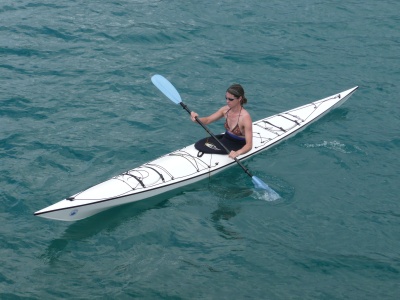 Kayak de mer Petrel Tempest de JfKayak (à vide)