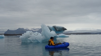 Balade sur le Jokulsarlon en Islande