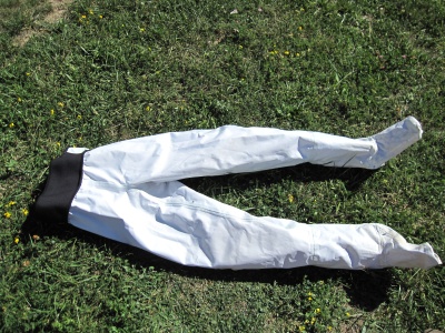 Pantalon Kokatat : à l'envers