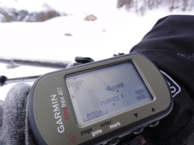 Garmin Foretrex 401 - le mode "plan"