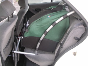 Encombrement dans une voiture Encombrement dans une voiture