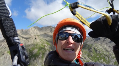 En vol en parapente