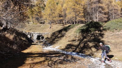 Ici sur une rando de 1400m de d+ en étant bien chargé. 