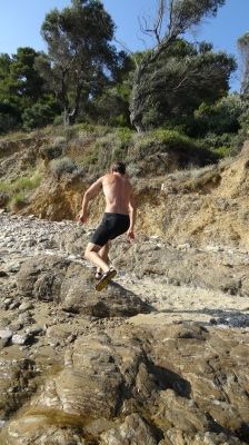 Sandales Keen Kuta en voyage kayak de mer en Grèce