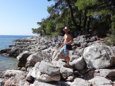 Sandales Keen Kuta en voyage kayak de mer en Grèce